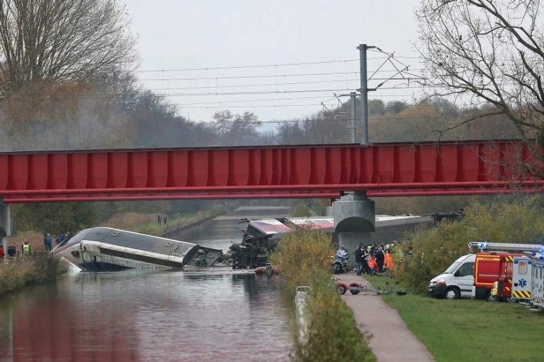 French TGV Train accident near Strasbourg