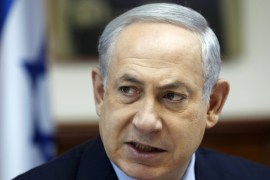 Israeli PM Netanyahu arrives to cabinet meeting in Jerusalem