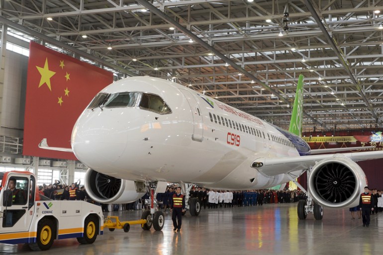 China made airplane