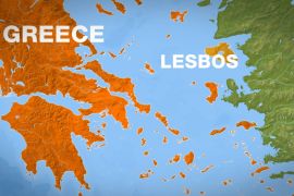 lesbos greece map