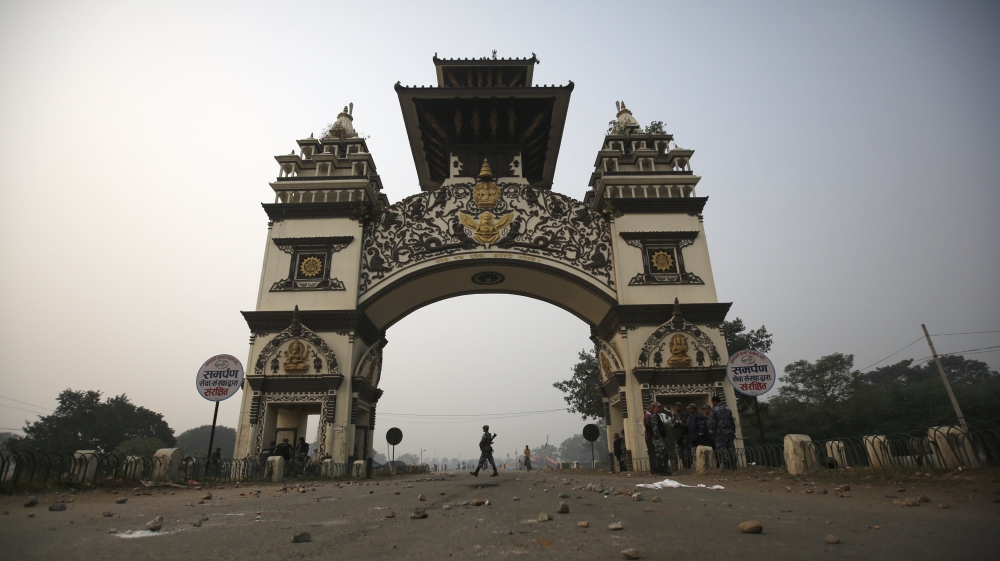 Birgunj is the main crossing between the two South Asian neighbours [Navesh Chitrakar/Reuters]