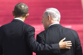 Barack Obama, Benjamin Netayahu , Shimon Peres