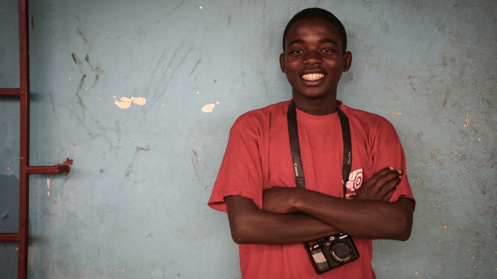 Eighteen-year-old Shadrach Adie Amallam says photography helps him to see more of his country and to care about things he never used to [Ruth McDowall/Al Jazeera]