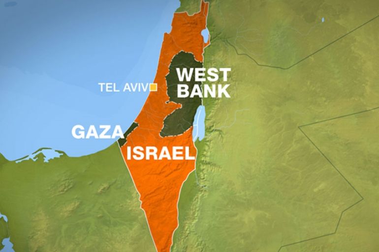 Israel Tel Aviv map