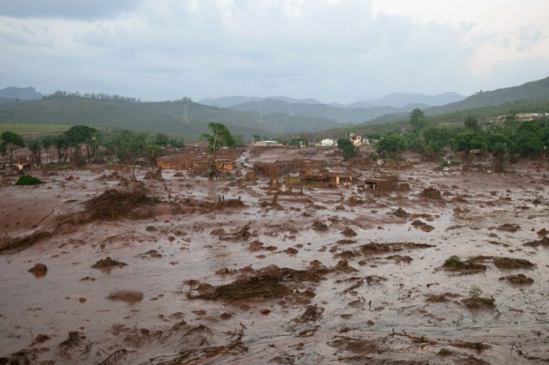 AT LEAST 8 DEAD AFTER MINING COMPLEX WASTE BARRIER COLLAPSED IN BRAZIL