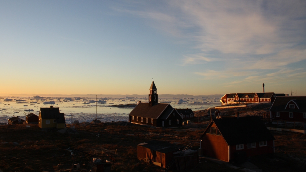 The Greenlandic town of Ilulissat is a place of short sunlit summers, but long, dark winters [Lene Bech Sillesen/Al Jazeera]