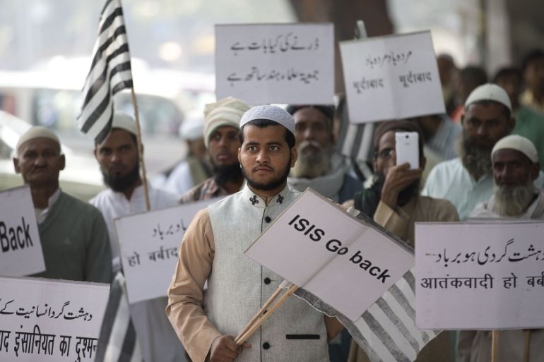 Anti-ISIL protests in India