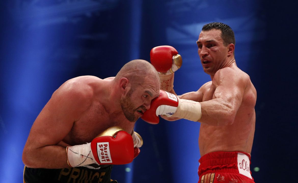 Boxing match Fury vs Klitchko