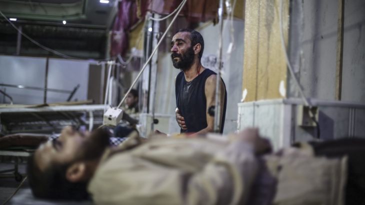 Arstrike on rebel-held city of Douma