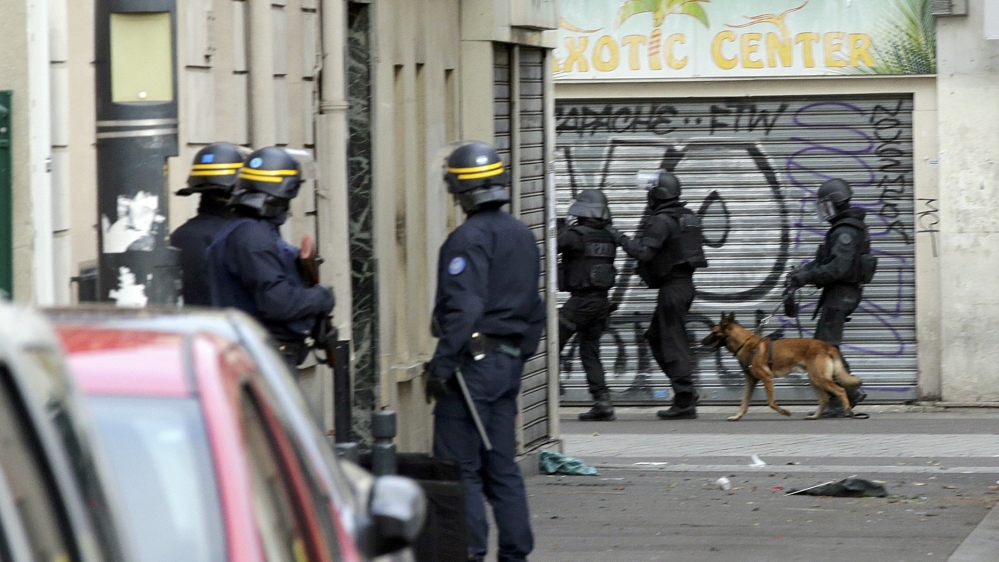 French police launched raids to capture suspected accomplices on Wednesday [Phillipe Wojazer/Reuters]