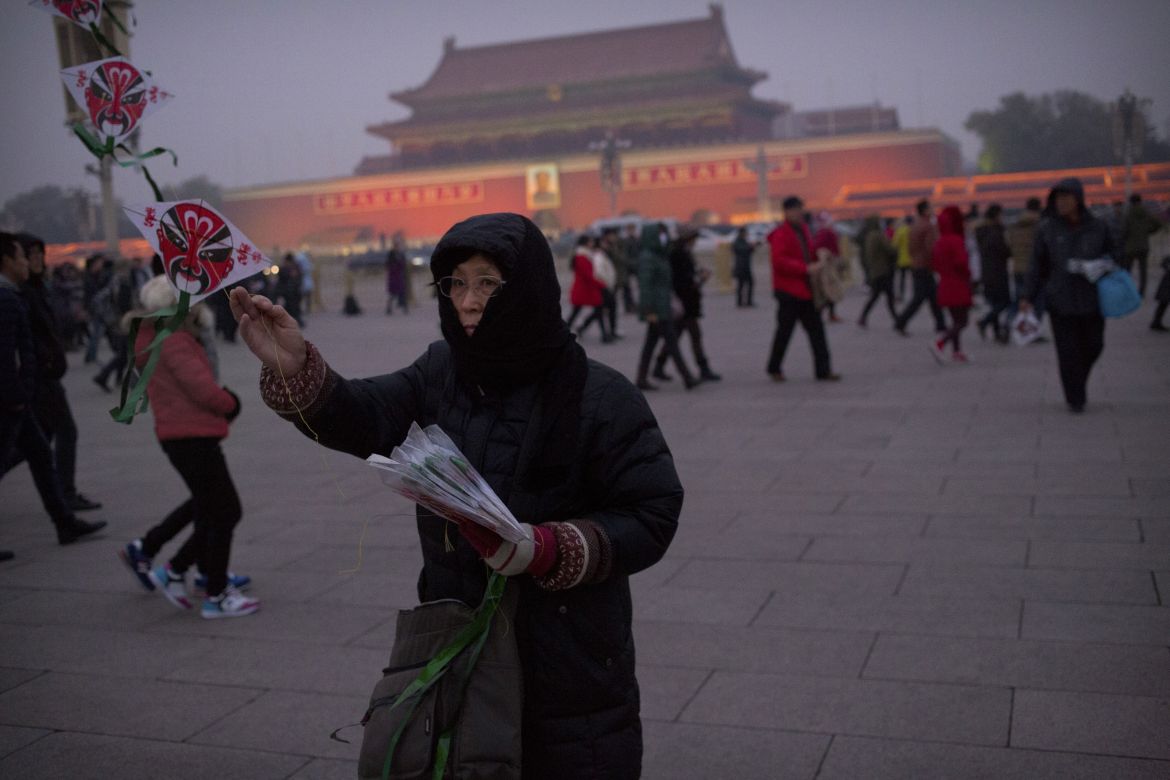 The worst smog of the winter enveloped Beijing