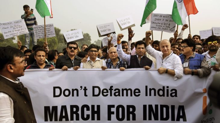 India protests