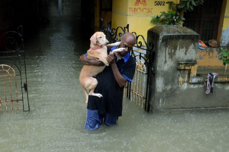 Heavy rains hit Chennai