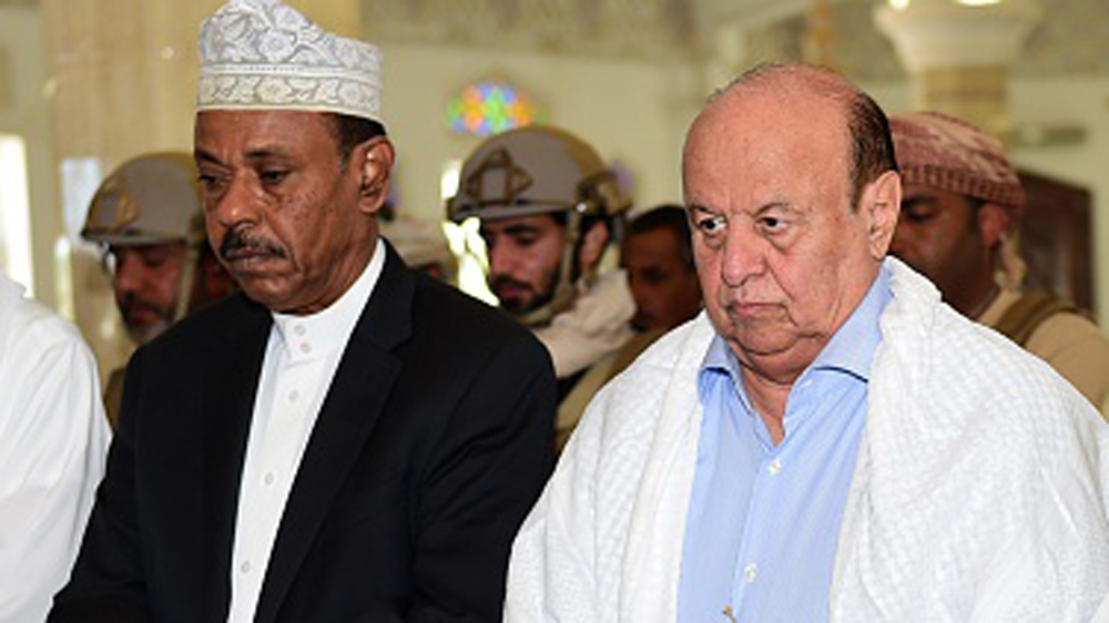  Jaafar Mohammed Saad, left, was was known to be close to President Abd Rabbu Mansour Hadi, right, who returned to Aden last month after several months in exile in Riyadh [STR/AFP/Getty]