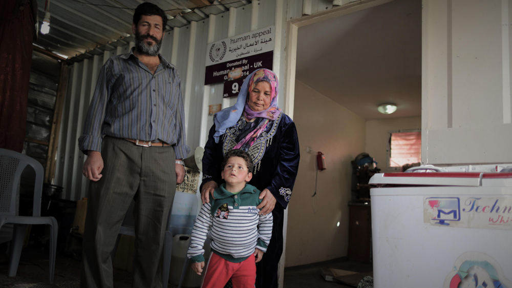 The Najjar family is worried that another winter in their makeshift home will exacerbate their health concerns [Lara Aburamadan/Al Jazeera]