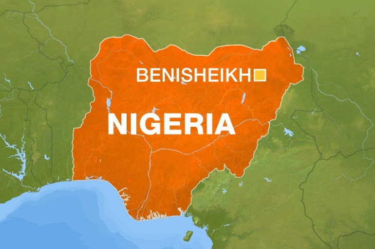 Nigeria Benisheikh map