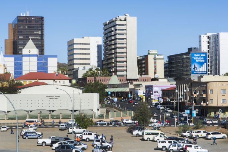 Windhoek''s skyline