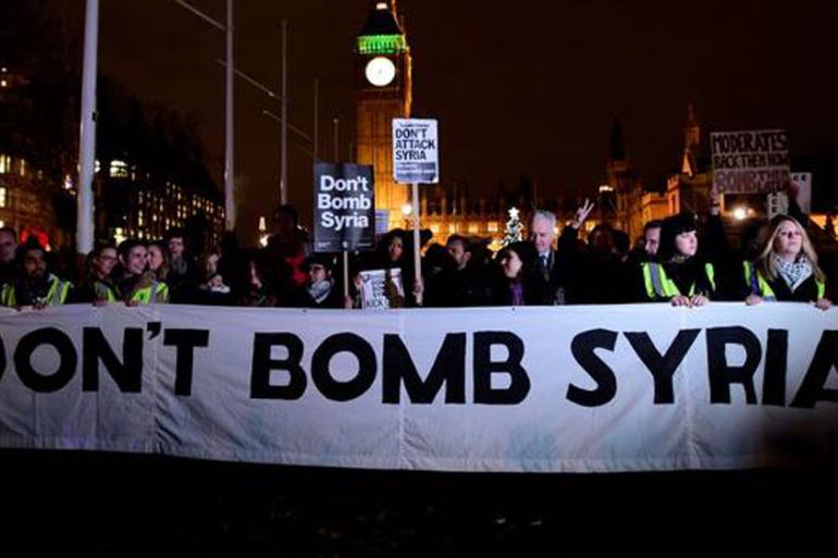 Dont bomb Syria UK