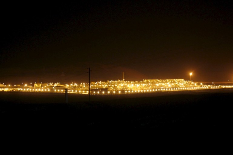 Shaybah oilfield complex, Rub'' al-Khali desert, Saudi Arabia