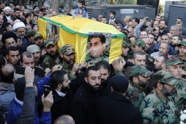 Thousands mourn Hezbollah militant killed by Israeli strike