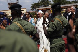 pope francis Bangui