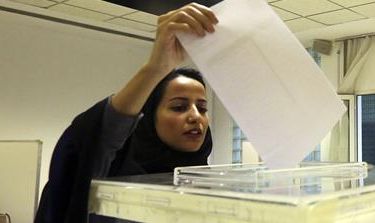 Saudi women voting