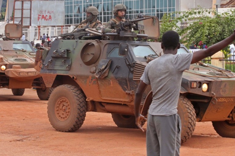 Bangui French Peacekeepers