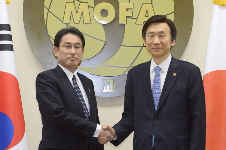 Japanese Foreign Minsiter Fumio Kishida visits in Seoul