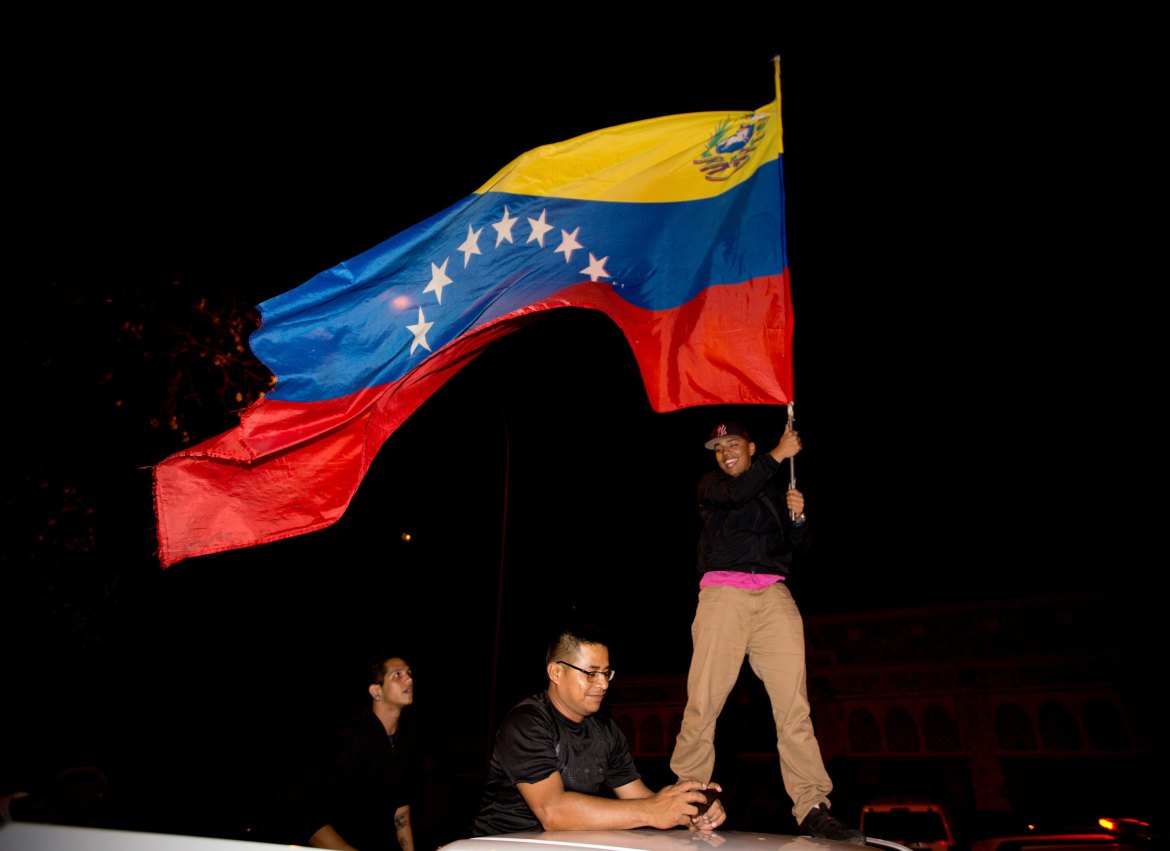 Venezuela election celebration