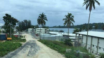 A view of the refugee prison on Manus [Andrew Thomas/Al Jazeera] 