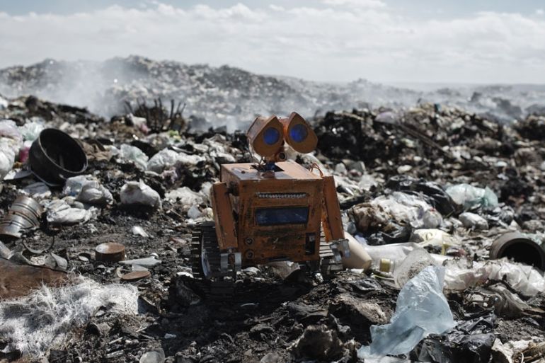 17-year-old Esteban turns waste into sophisticated robots.[Valentino Bellini/Al Jazeera]