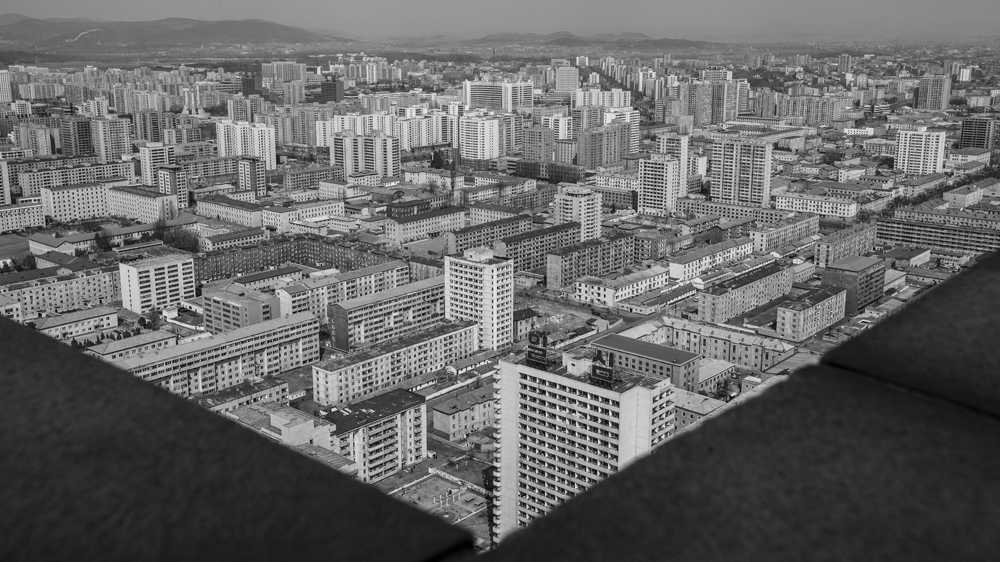 A view of Pyongyang from Juche Tower [breathoflifestar]
