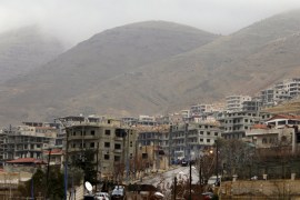 A general view shows the town of Madaya, Syria