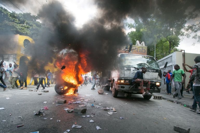 Protests in Haiti