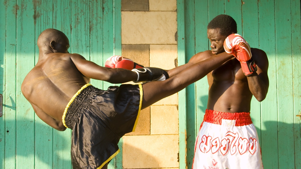The kickboxing programme has been an outlet for local youths since South Sudan's independence in 2011 [Caitlin McGee/Al Jazeera]