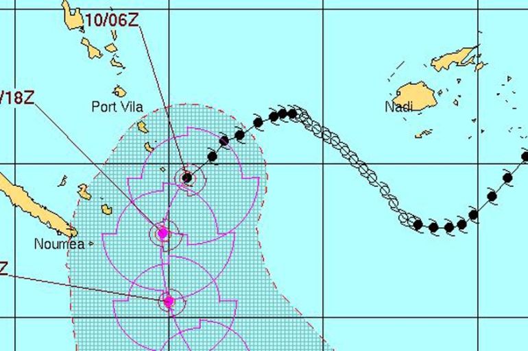 Vanuatu cyclone ula