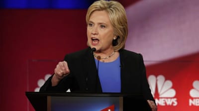 Democratic presidential candidate, Hillary Clinton [AP]