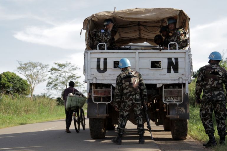 UN peacekeeping mission, MONUSCO, in Beni territory is located in Mavivi North Kivu.[Zahra Moloo/Al Jazeera]