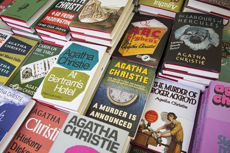 Crime fiction by British novelist Dame Agatha Christie [AFP]