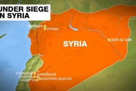Syria besieged areas