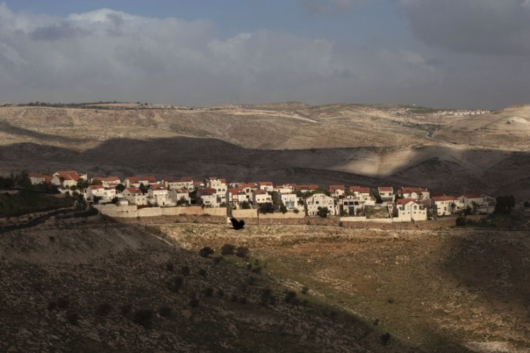 A general view of the Jewish settlement of Maaleh Adumim, on the outskirts of Jerusalem [AP]