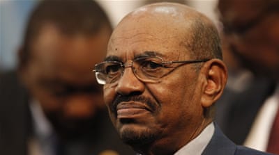 Sudanese President Omar al-Bashir attends the African Union Summit in Sandton, Johannesburg, South Africa, June 14, 2015. [EPA]