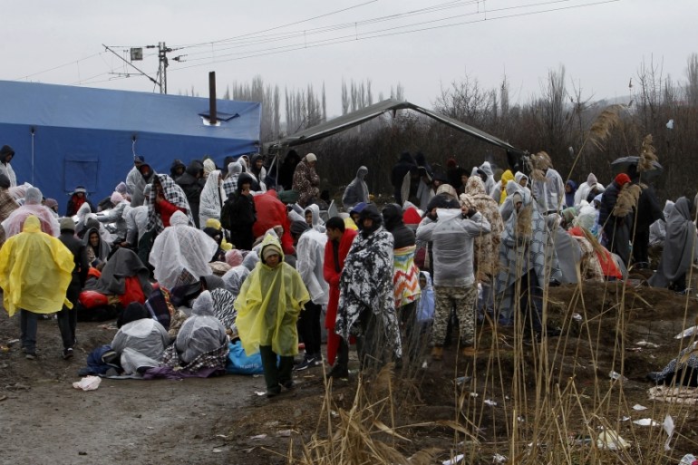 refugees from Afghanistan in Serbia blockage