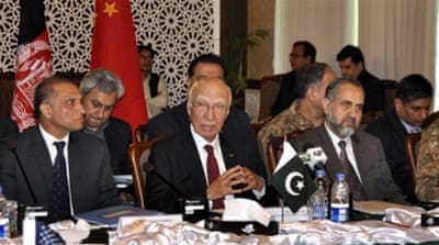 Sartaj Aziz, adviser to the Pakistani prime minister on foreign affairs [AP]
