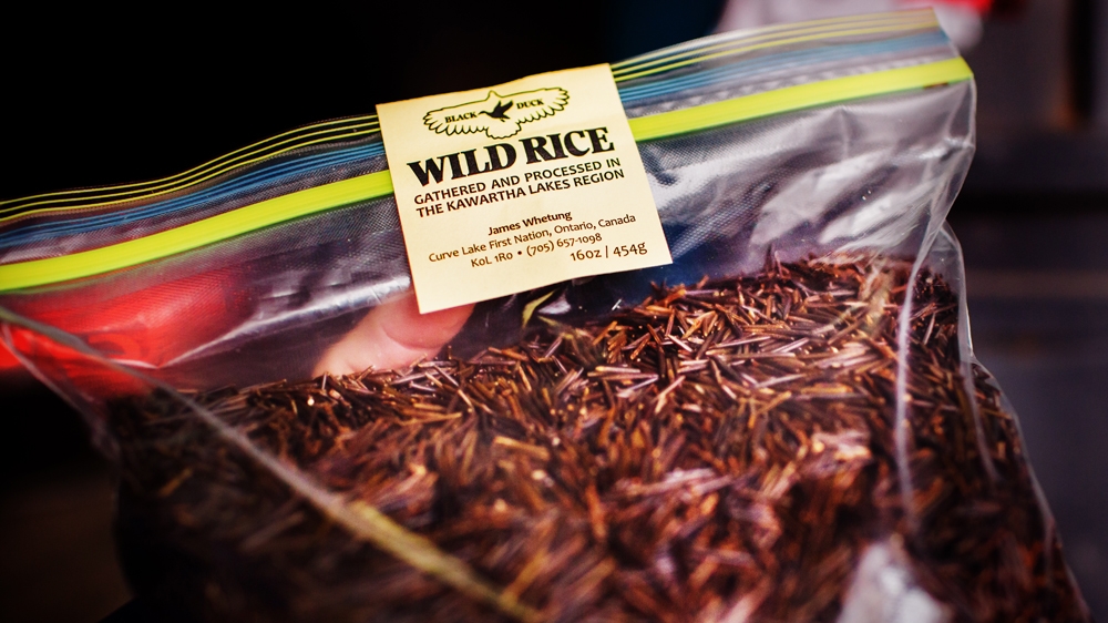 Processed wild rice [Ryan Edwardson/Al Jazeera] 