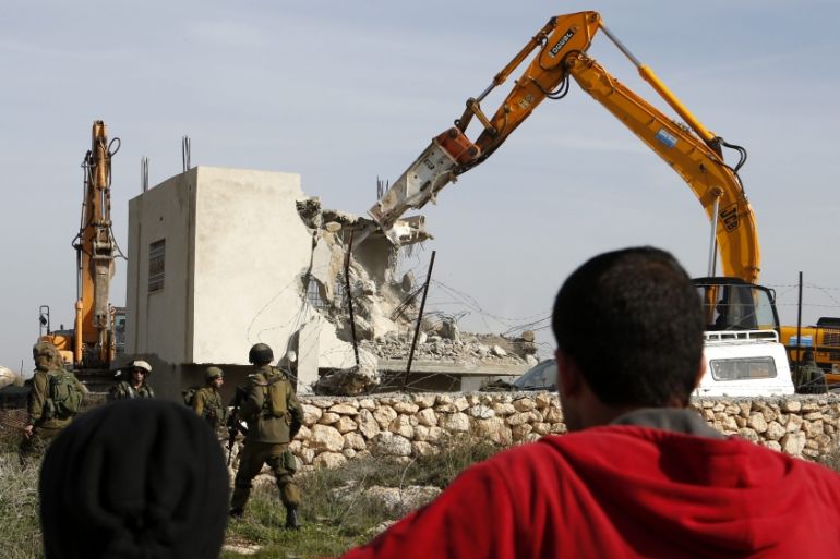 Demolition of house in the West Bank