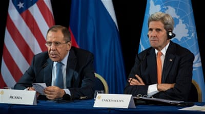 US Secretary of State John Kerry and Russian Foreign Minister Sergey Lavrov [EPA]