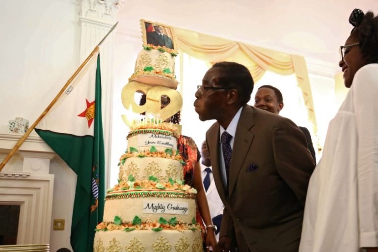 Zimbabwe President Mugabe birthday event