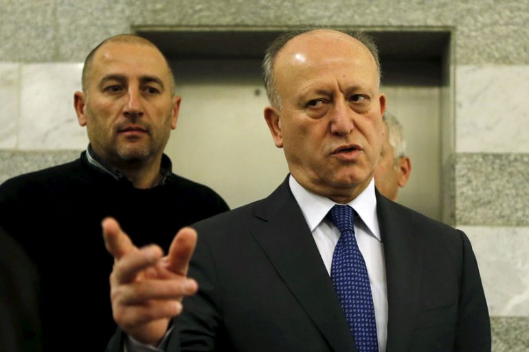 Ashraf Rifi Lebanon justice minister resigns
