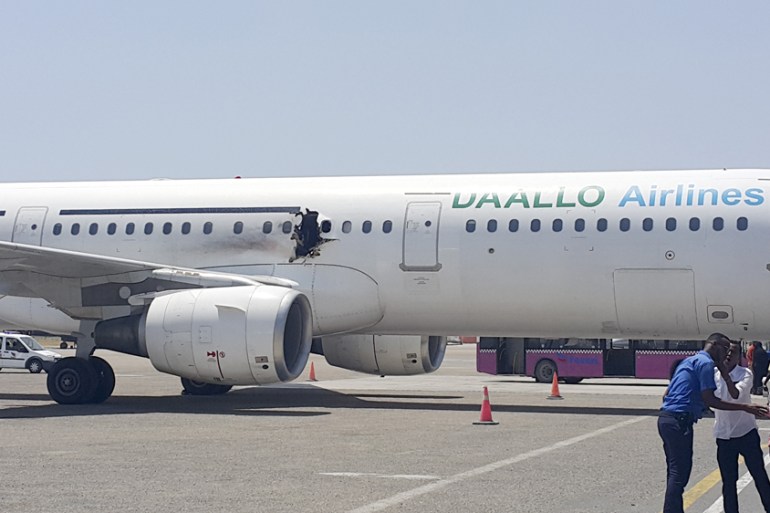 Somalia plane